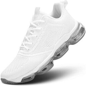 Women Z1White Air Cushion Running Shoes Fashion Tennis Sneakers For Gym Fitness
